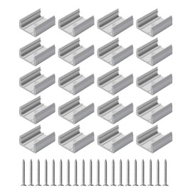 Shine Decor Chlorine Resistant Mouting Clips for 24V IP68 Underwater PoolGlow Neon 16x16mm