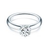 Trilani Women's Engagement Ring 925 Sterling Silver with Brilliant Cut