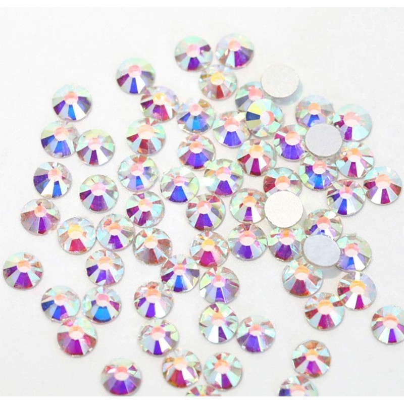 XIULI Rhinestones, DIY Nail Decoration and Clothes, High Luminous, White