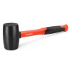 ValueMax 8oz Rubber Mallet Hammer Fiberglass Handle Double-Faced Soft Mallet
