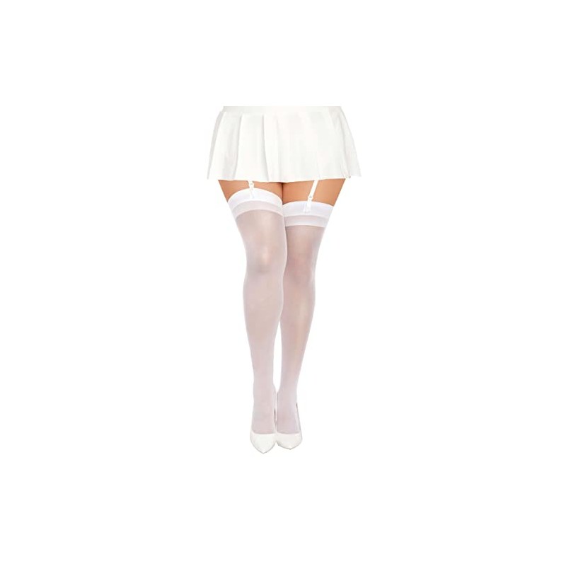 Dreamgirl Women’s Sheer Thigh High Pantyhose Hosiery Nylons Stockings with