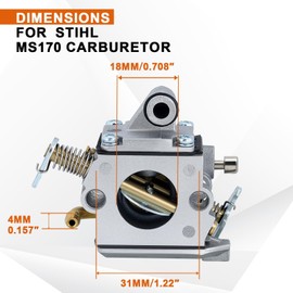 Savior MS170 Carburetor for Stihl MS 170 MS180 MS180C 017 018 Chainsaw Carb Replace Zama C1Q-S57A C1Q-S57B 1130-120-0603