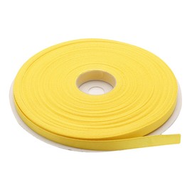Topenca Supplies 1/4 Inches x 50 Yards Double Face Solid Satin Ribbon Roll, Yellow