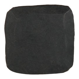 (Set of 12) 1 1/4 x 1 Inch (Approx.) Rectangular Flat Head Decorative Iron Nails/Clavos, Natural Black Iron Finish