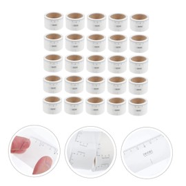 Baluue 50pcs Eyebrow Ruler Eyebrow Stickers Sticker Eyebrows Make Brow Mapping Kit Eyebrow Stencil Brow Lamination Kit Stencils Straight Rapid Brow Pencil Shaper Eyebrow Tools