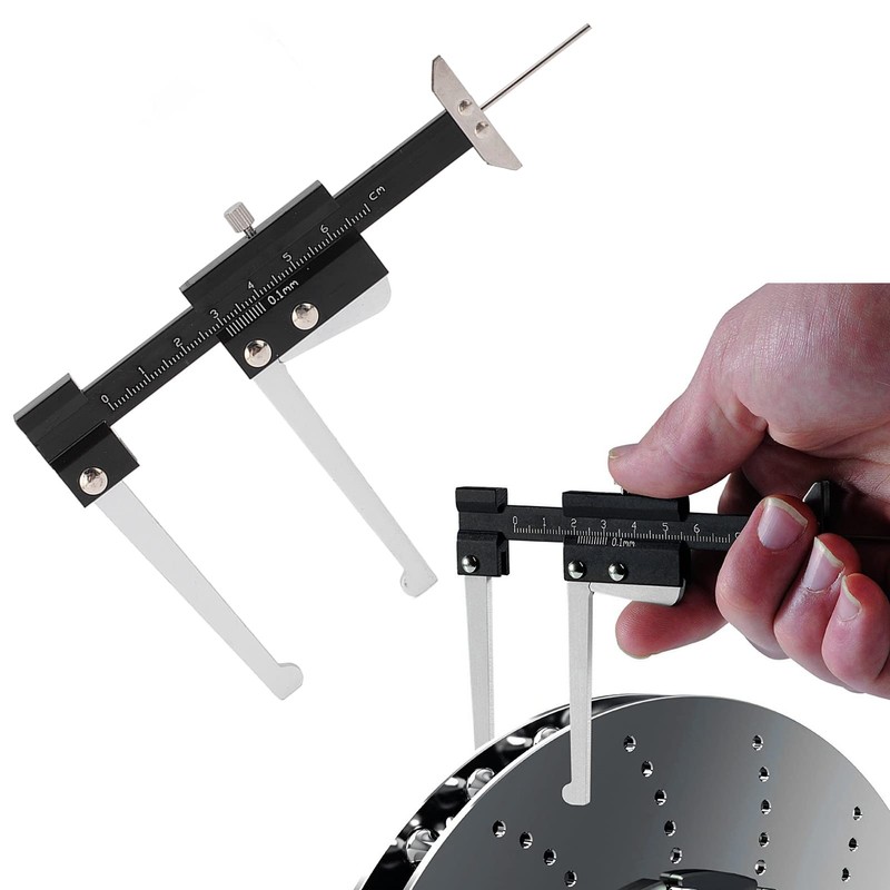 Precision Brake Disc Depth Caliper - Powerful Functionality for Accurate