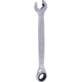 KS Tools 503.5217 DUO GEARplus combination spanner set with ratchet mechanism in ring and open jaw 17mm