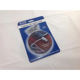 Tech Universe  Universal Laptop Security Lock 6.5 Ft. Steel Cable New Mac PC