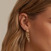 Fwlisesa Dangle Earrings for Women, 14k Gold Plated Long Drop