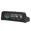 Carbon Fiber Style HUD HeadUp Display Slope Meter Overspeed Water