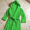 PETTI Artigiani Italiani- Unisex Bathrobe, Hooded Microfiber Bathrobe, 100% Made