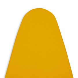 Encasa Homes Replacement Ironing Board Cover with Extra Thick Pad, Plain Colors, Elasticated, (Fits Standard Large Boards of 15 x 54 inch) Heat Reflective, Scorch Resistant, Heavy Duty - Mango