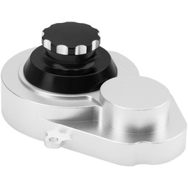 ShareGoo Aluminum Sealed Gear Cover Compatible with Traxxas Slash Rustler Stampede Bandit 2WD 1/10 RC Car Upgrade Parts Accessories (Black)