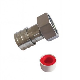 Garden Hose to Pressure Washer Adapter, 3/4” GHT to 1/4” Quick Connect, Hose and Gun Quick Connect Adapter,Stainless Steel