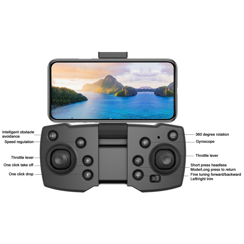 Foldable Drone 4K HD Dual Camera WiFi Intelligent Obstacle Avoidance