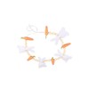 Easter Bunny Carrot Wreath Decor Spring Garland for Home Party
