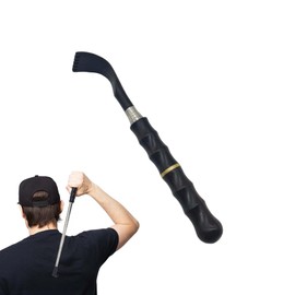 TUKEVA Rückenkratzer gegen Juckreiz Kratzhand gegen Juckreiz Teleskopierbar und Ausziehbares Rückenkratzer Rücken Massage Kratzer von 21 cm bis 48 cm ausziehbar für Haus, Reise und Büro (Schwarz)