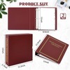 Feifeiya 2 Pcs Estate Planning Portfolio Binders with Gold Title