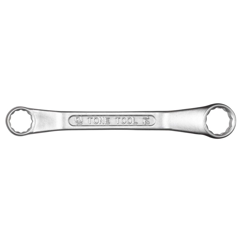 TONE M46-1214 Short Glasses Wrench (45°) Double Side Width 0.5