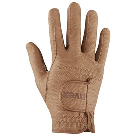 uvex Sportstyle - Riding Gloves for Adults - Stretchy - Touch Screen Capable - Caramel - 7