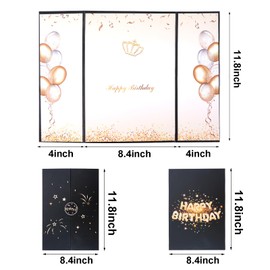 Ishua 60th Birthday Signature Book, Birthday Guest Book Alternative Decorations Birthday Guest Signature Book for Women Men