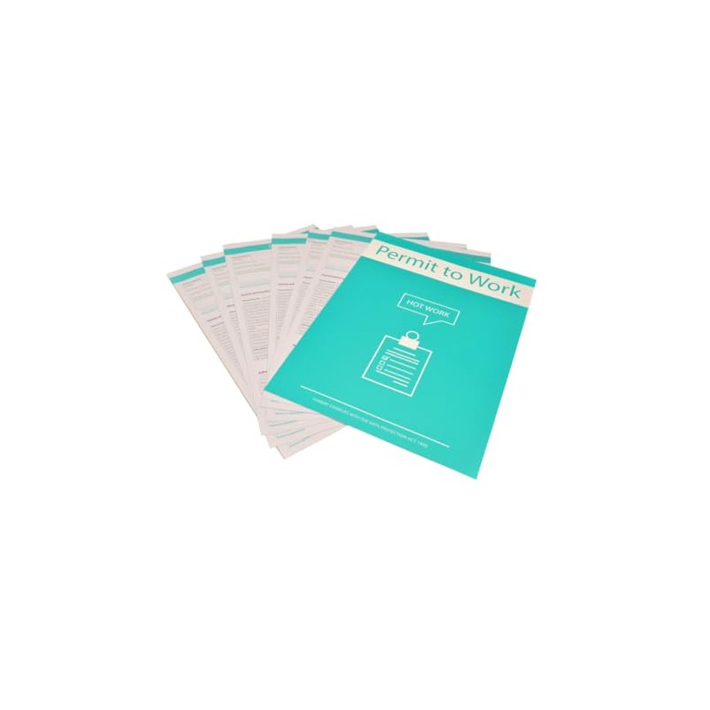 Hot Work Permit To Work Forms 3 Parts - Original/2