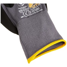 ATG 34-874 MaxiFlex® Ultimate Protective Gloves, Size 10, Black, EN388 Category II, Contents: 5 Pairs