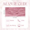 Wokceer Cheesecloth Table Runner Pink 10FT Boho Gauze Cheese Cloth