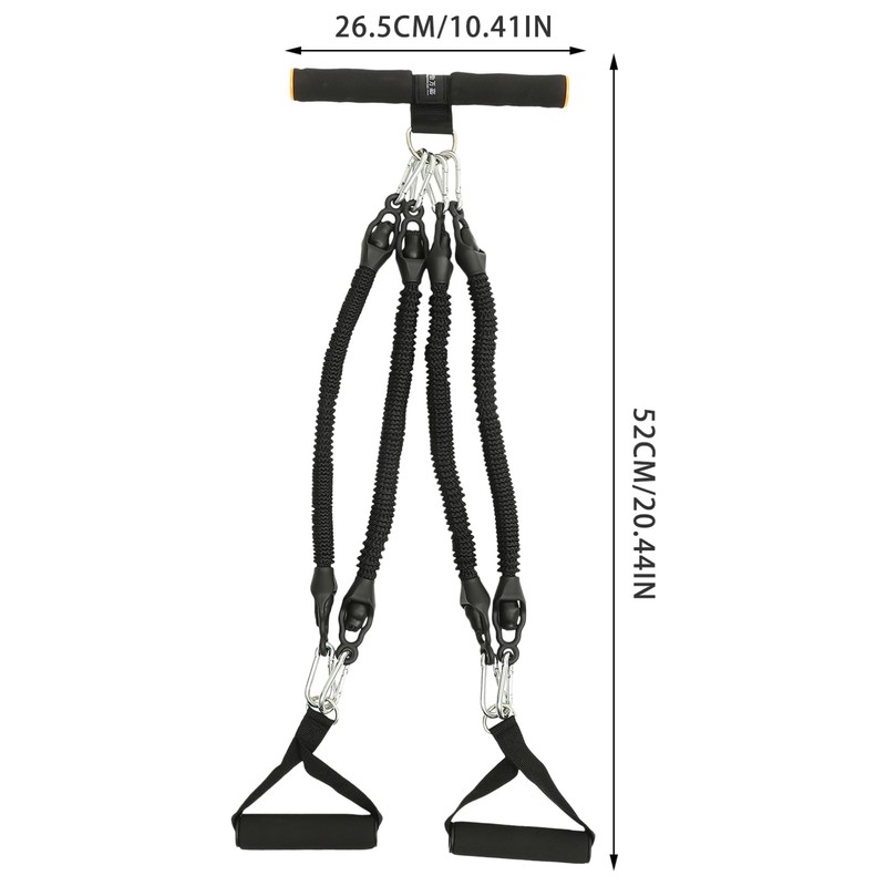 IMIKEYA Foot Pedal Puller Resistance Band Elastic Tension Rope Exercise