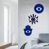 Evil Eye - Size: 19x19, EVIL EYE: Blue
