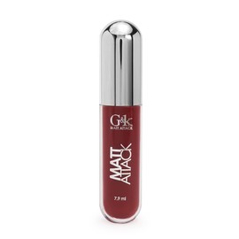 Labial líquido, Lip Gloss Mattatack Mate, G&K, GKLM04, Acabado mate y metálico, Larga duración, Secado rápido, No reseca, Alta pigmentación, Color Euforia