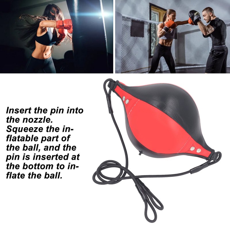 Boxing Speed Bag Reflexes Training Double End Punching Ball Multifunctional