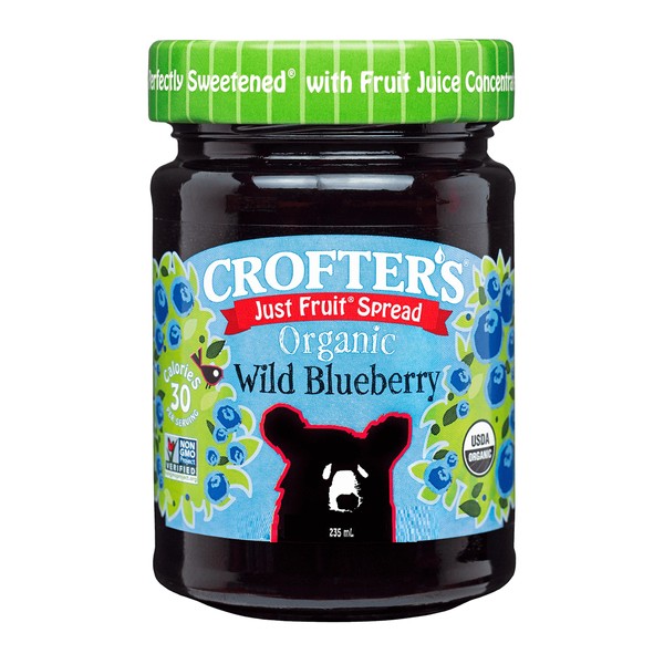 Crofters Organic Crofter's Organic Just Fruit Spread Wild Blueberry 235mL