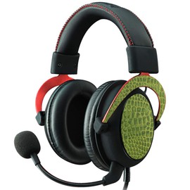 MightySkins Skin Compatible with Kingston HyperX Cloud II Gaming Headset - Croc Skin | Protective, Durable, and Unique Vinyl Decal wrap Cover | Easy to Apply, Remove | Made in The USA