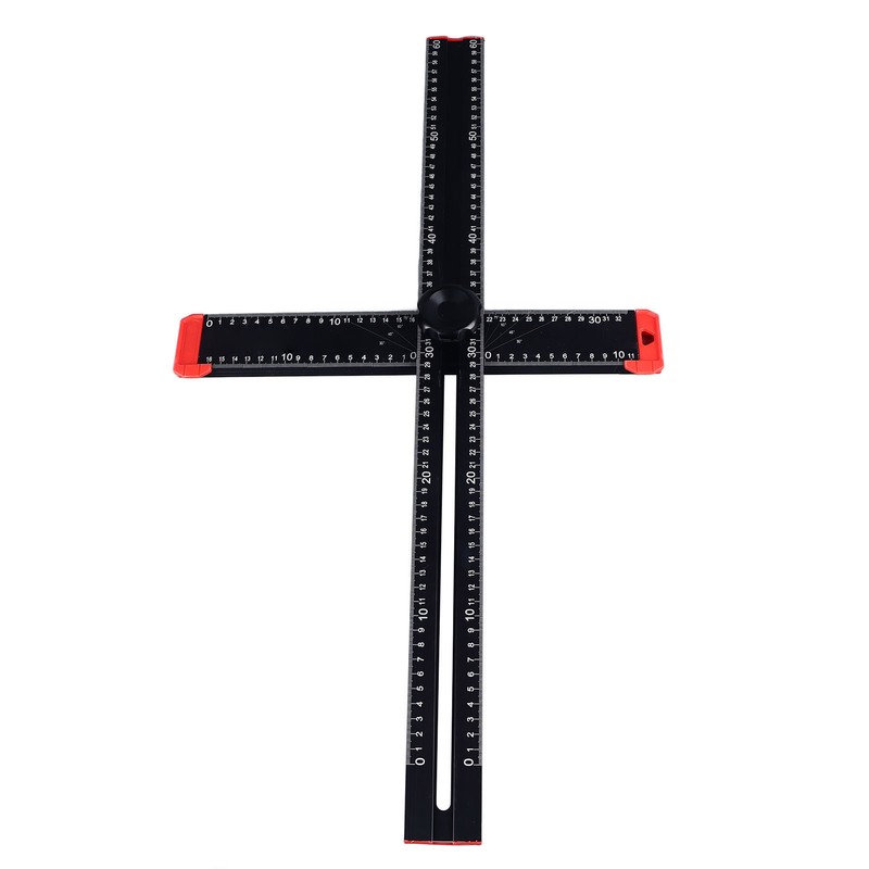 Adjustable T Square Measuring Tool for Layout 2 in 1