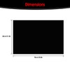 KitchenRaku Large Induction Cooktop Protector Mat, (Magnetic) Electric Stove Burner