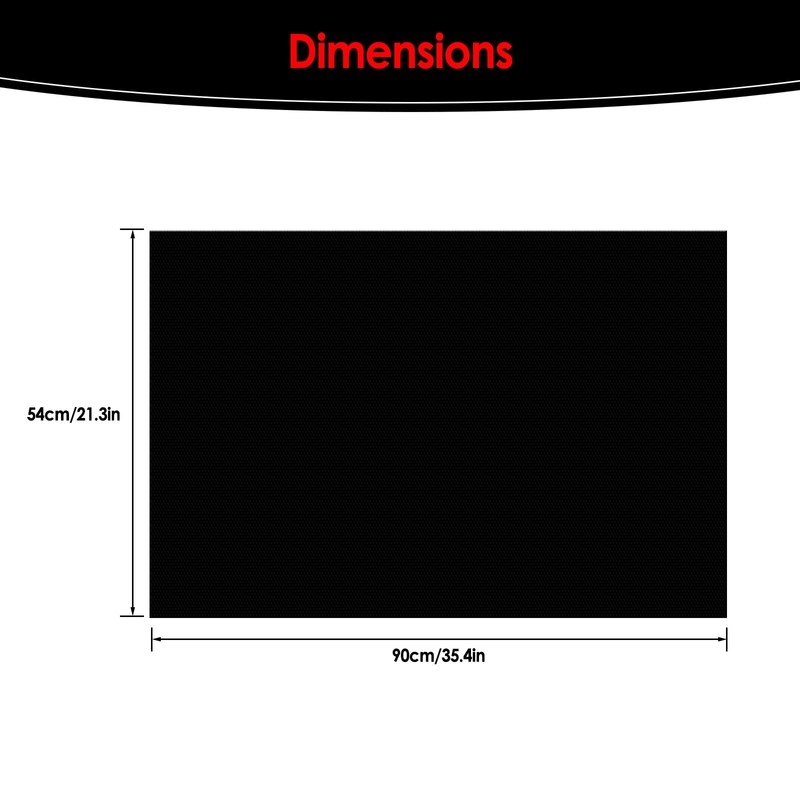 KitchenRaku Large Induction Cooktop Protector Mat, (Magnetic) Electric Stove Burner