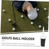 BIUDECO 10pcs Golfing Tee Brush Plastic Golf Tees Cleaning Brush