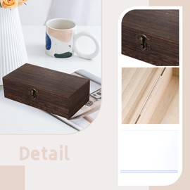 Wooden Lockable Cash Box with 20 PCS Banknotes Top-Insert Holders, Money Holder Cash Organizer Single Row Currency Tray Money Storage Box with Currency Topload Holder Bill Money Top-Load Sleeves