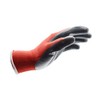 12 Pairs Red Black Nitrile Coated Nylon Safety Builders Work
