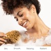 Naroa Piel Sana Feliz Joven Mejore Salud Exfoliando Suavemente Esponja
