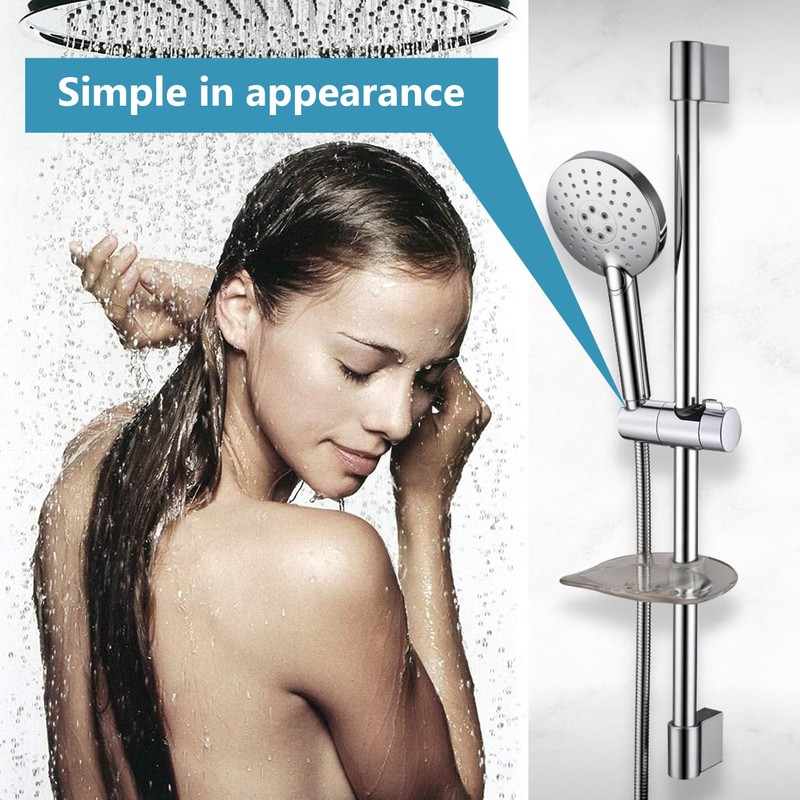 LIAMGUS Shower Head Holder, Shower Head Holder Replacement, Adjustable Shower