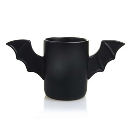 Hyzone Creative Bat Shaped Ceramic Coffee Cup, Water Cups With Peculiar Designs, Fashionable Tea Cups (Bat)