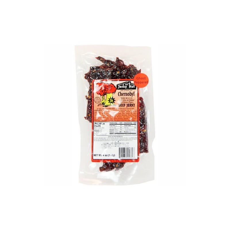 Ghost Pepper and Hanabero Chernobyl Beef Jerky (8 Oz)