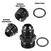A ABSOPRO 4 Pieces AN10 to AN8 Fuel Distributor Adapter