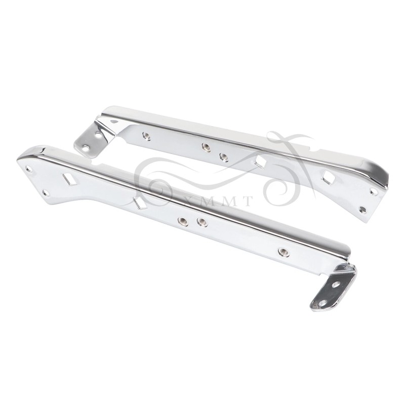 Unbranded Left Right Saddlebag Rail Support Brackets For Harley Electra
