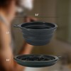Ezcora Foldable Shaving Bowl, Silicone Shaving Soap Bowl for Shave