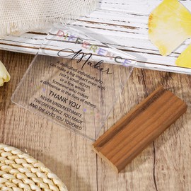 Difference Maker Gifts - Gifts for Coach Boss Mentor, Leadership Social Worker Gifts Thank You Gifts for Men Women, Employee Appreciation Gifts for Principal Teacher Nurse Office Desk Decor Plaque