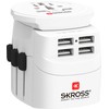 SKROSS Country Plug Pro Light USB World (4xA) White