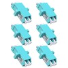 VANDESAIL 6 Pack LC to LC Fiber Optic Coupler Adapter,